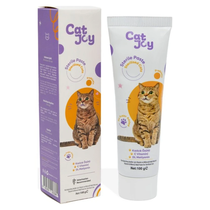 استریل مالت خمیر ضد توده‌مویی مخصوص گربه عقیم‌شده 100 گرم