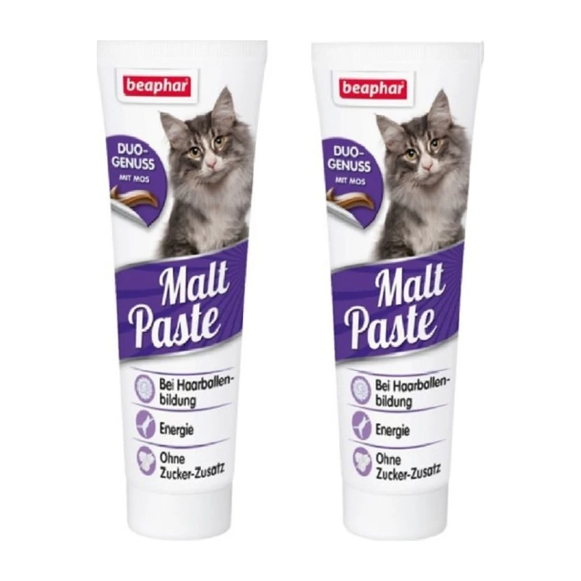 خمیر مالت دوئو کنترل گلوله مویی گربه 100 گرم ۲ عدد