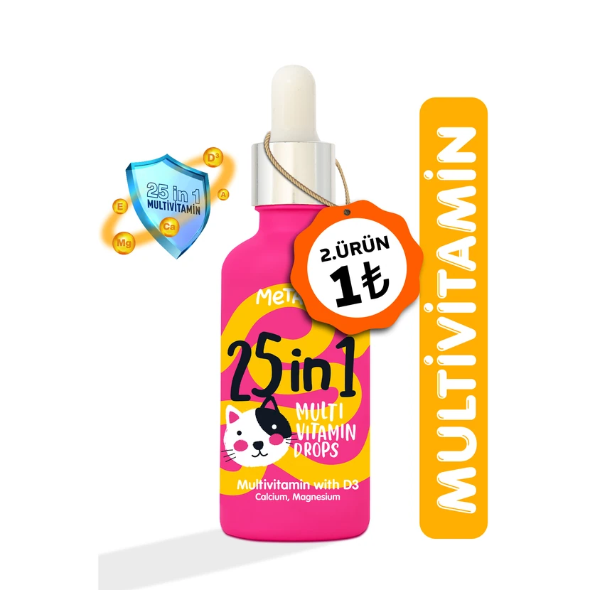 متاپت قطره مولتی‌ویتامین طبیعی و ارگانیک برای گربه 50 میلی‌لیتر