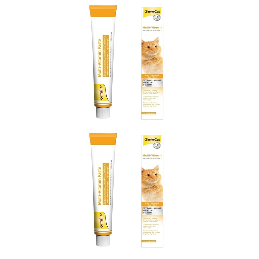 گیم‌کت مولتی‌ویتامین خمیری گربه بسته 2 عددی 100 گرم