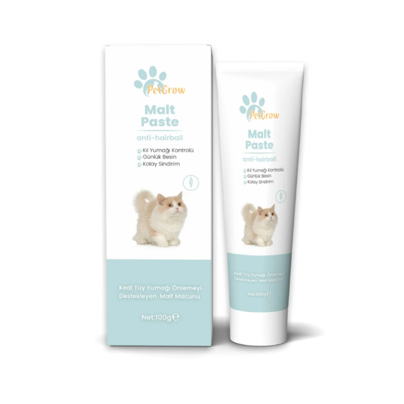 پت‌گرو خمیر ضد گلوله مویی گربه 100 گرم