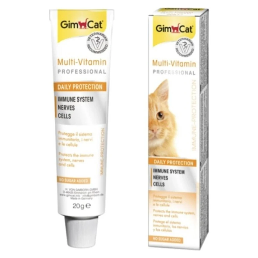 خمیر مولتی‌ویتامین گیم‌کت 12 ویتامینه گربه 100 گرم