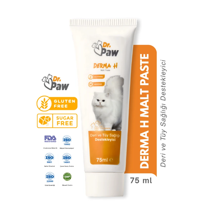 مالت گربه درما اچ دکتر پاو تقویت پوست و مو 75 میلی‌لیتر
