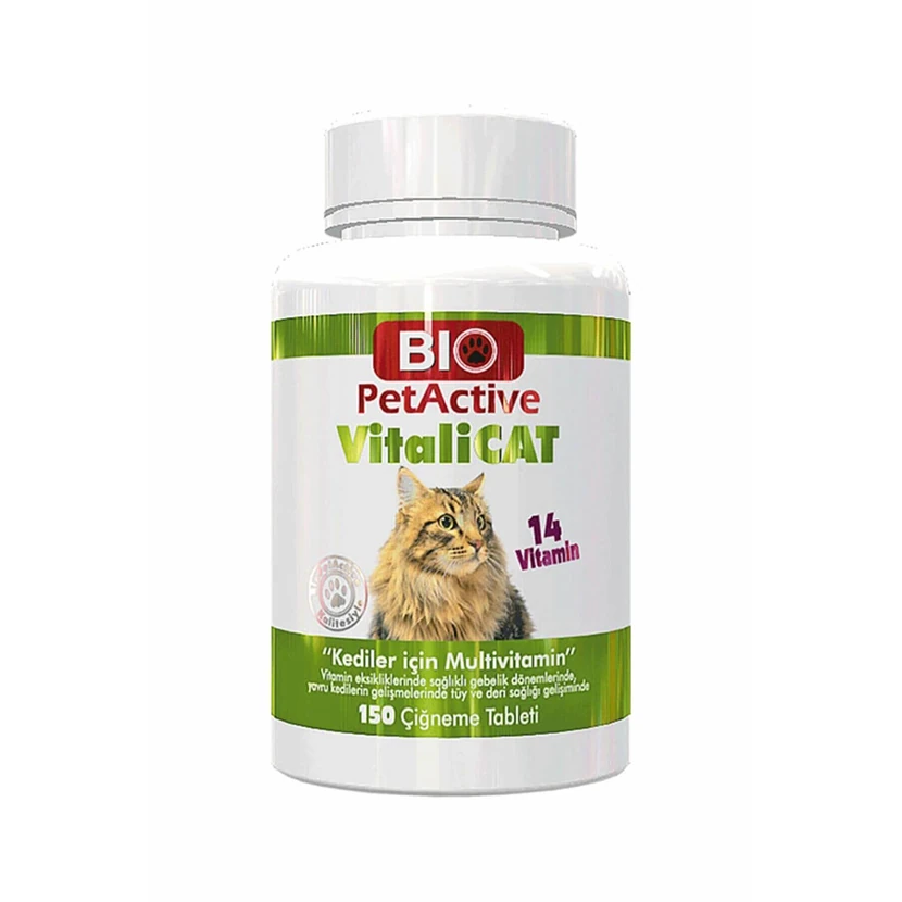 بایو پت ویتالی‌کت مولتی‌ویتامین گربه 75 گرم 150 عدد