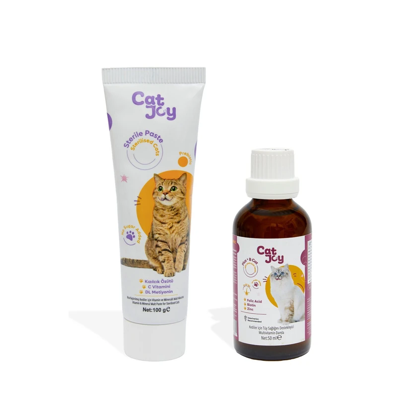 پکیج دوعددی کتجوی خمیر مالت استریل 100 گرم و قطره ضد مو بی‌پلاس 50 میلی‌لیتر