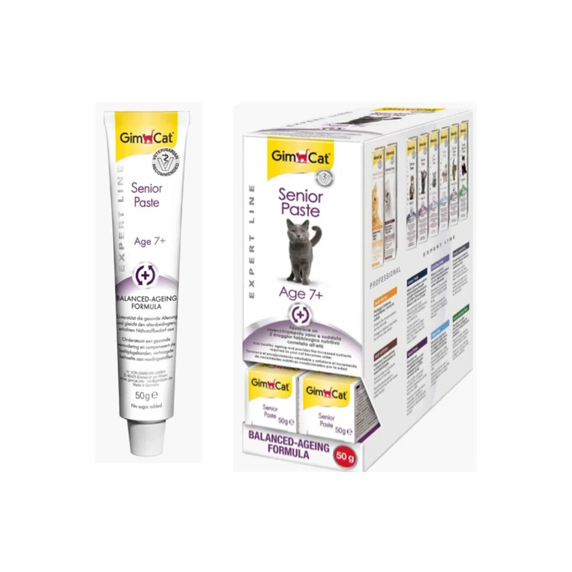 گیم‌کت خمیر تقویتی گربه مخصوص سالمندان 50 گرم