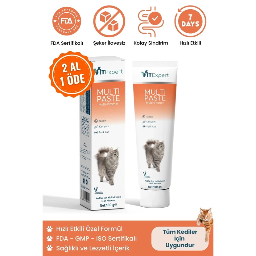 مکمل مالت ویت‌اکسپرت مخصوص گربه‌ها 100 گرم