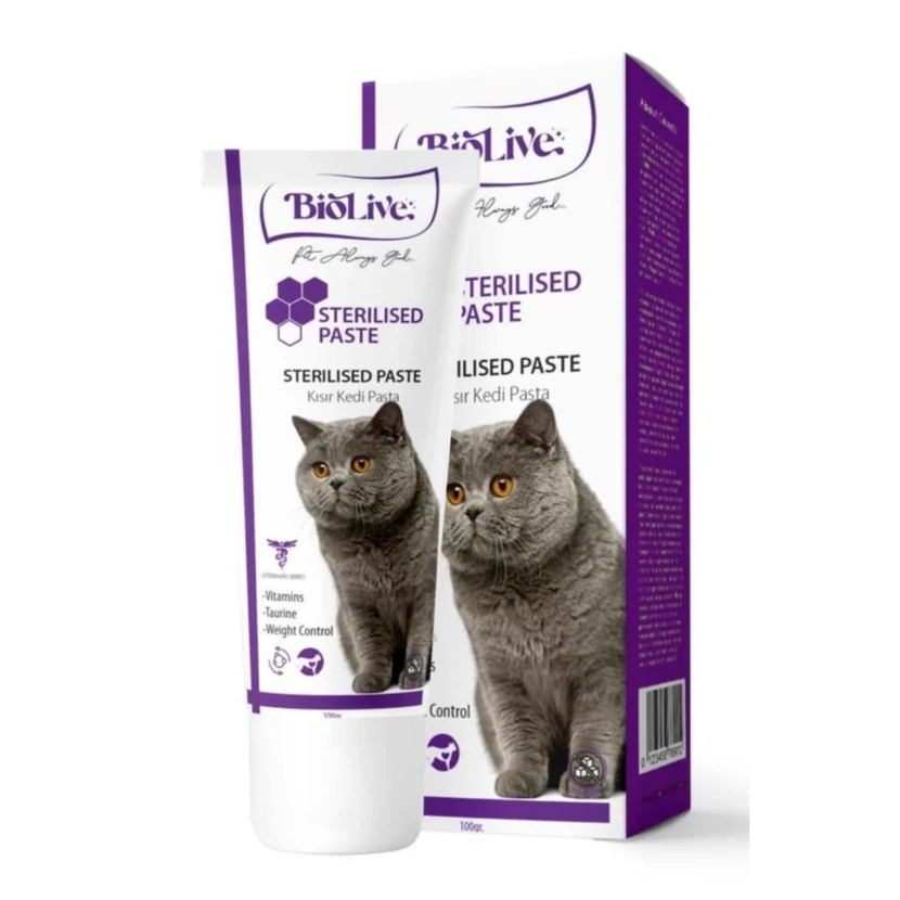 خمیر ویتامینه ضد گلوله موی گربه‌های عقیم 100 گرم