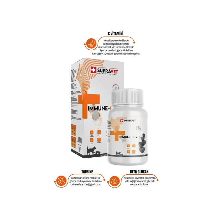 قرص ویتامین سی سوپراوت برای گربه 75 عددی