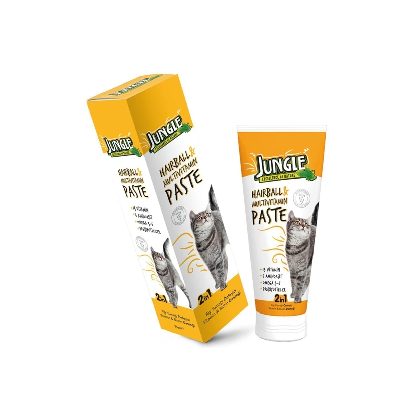 خمیر ضد گلوله مویی مولتی‌ویتامینی جنگل 75 میلی‌لیتر