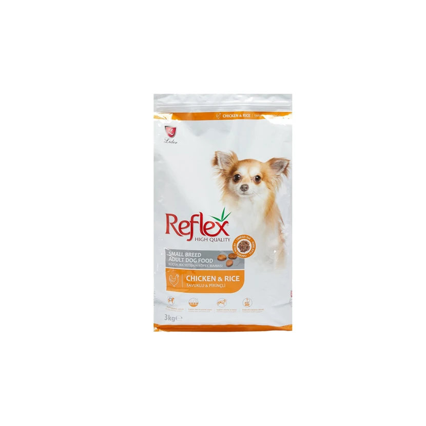 غذای خشک سگ رفلکس نژاد مینی بالغ مرغ 3 کیلوگرم