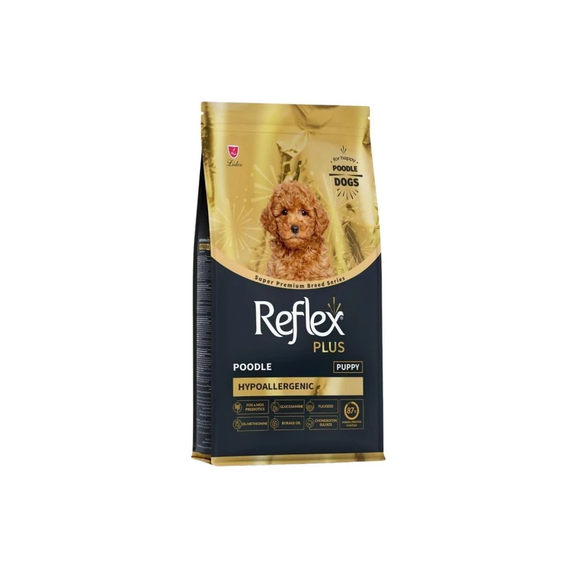 غذای خشک توله سگ پودل رفلکس پلاس طعم مرغ هیپوآلرژیک 1.5 کیلوگرم
