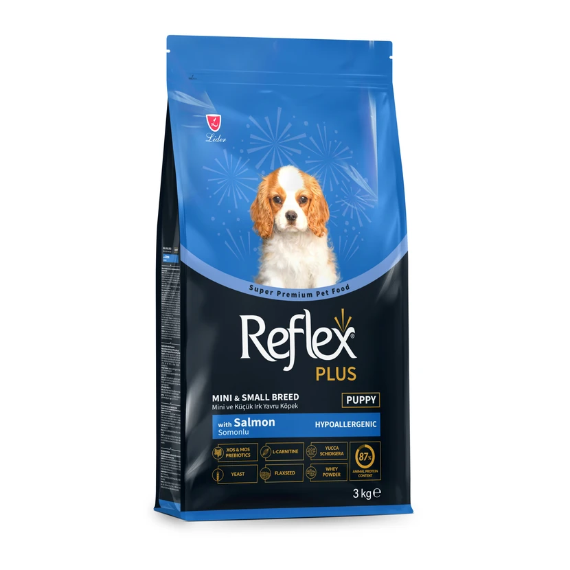 غذای خشک توله‌سگ رفلکس پلاس سالمون مخصوص نژادهای کوچک 3 کیلوگرم