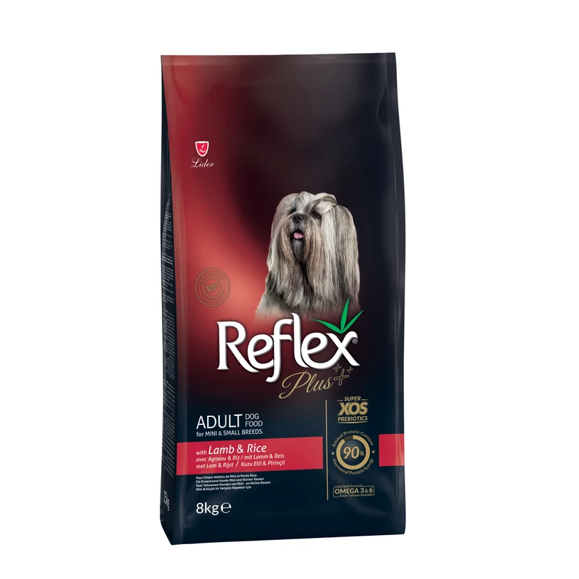 غذای خشک سگ رفلکس نژاد کوچک بالغ طعم بره 8 کیلوگرم