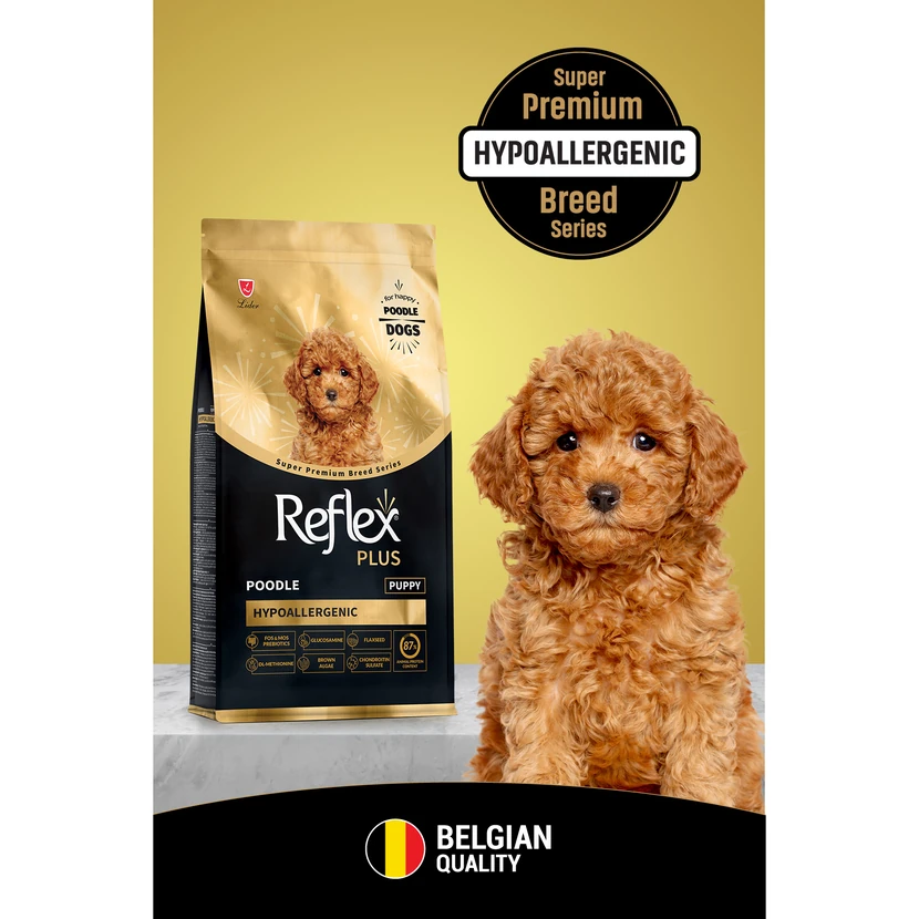 غذای خشک توله سگ پودل رفلکس پلاس 8 کیلوگرم
