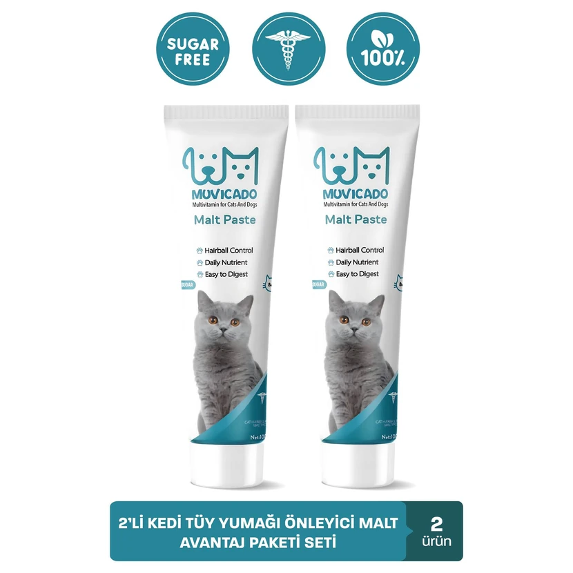 خمیر ضد گلوله مویی برای بچه‌گربه موویکادو ۲ عددی