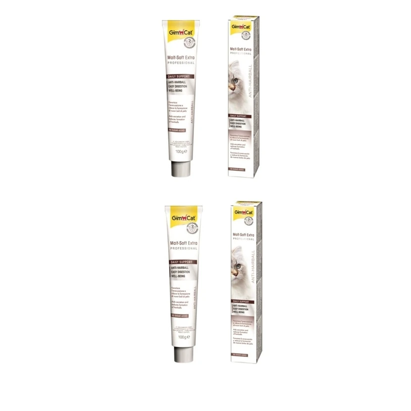 جیم‌کت مالت سافت خمیر ضد گلوله مویی 100 گرم بسته 2 عددی