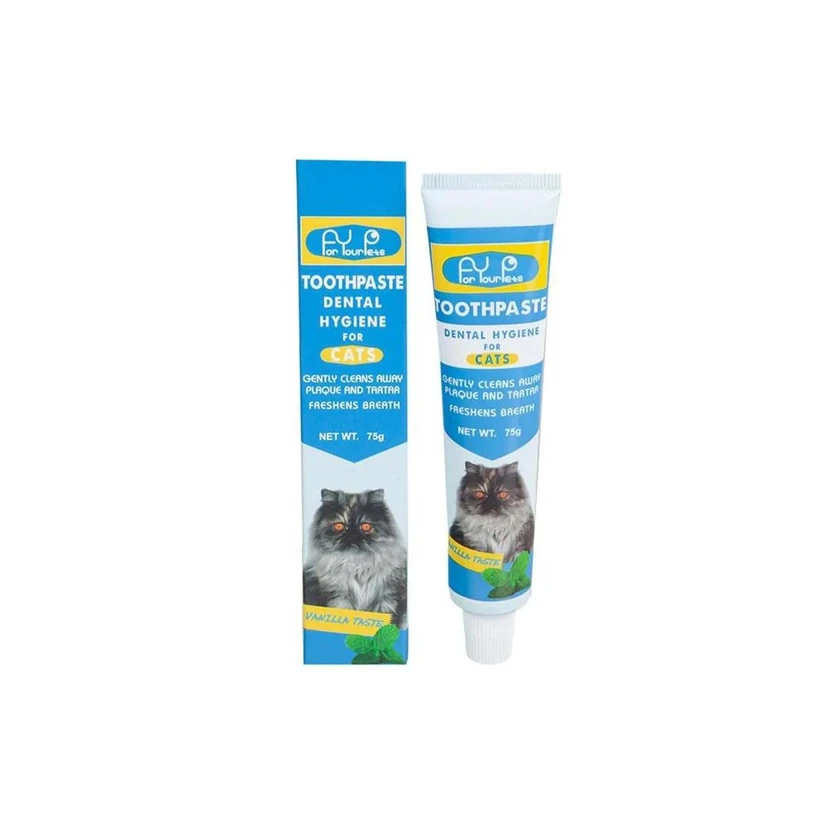 خمیر دندان مخصوص گربه با طعم وانیل