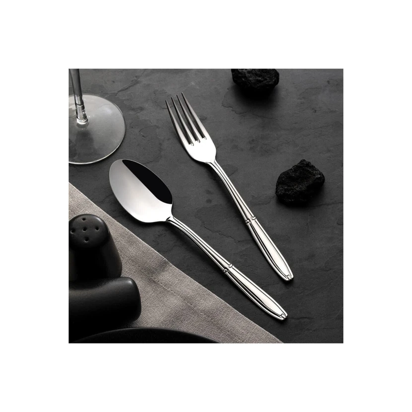 ست قاشق و چنگال نهیر بوکت 60 پارچه براق 18/10 بدون چاقو