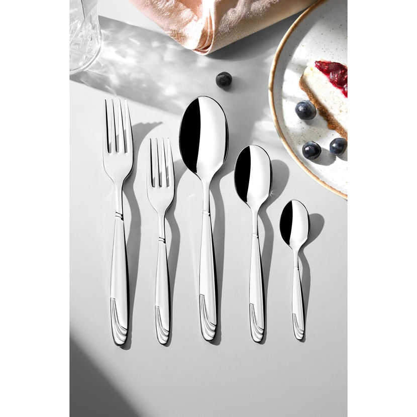 سرویس قاشق و چنگال 30 پارچه نهیر لیسبون 6 نفره ساده