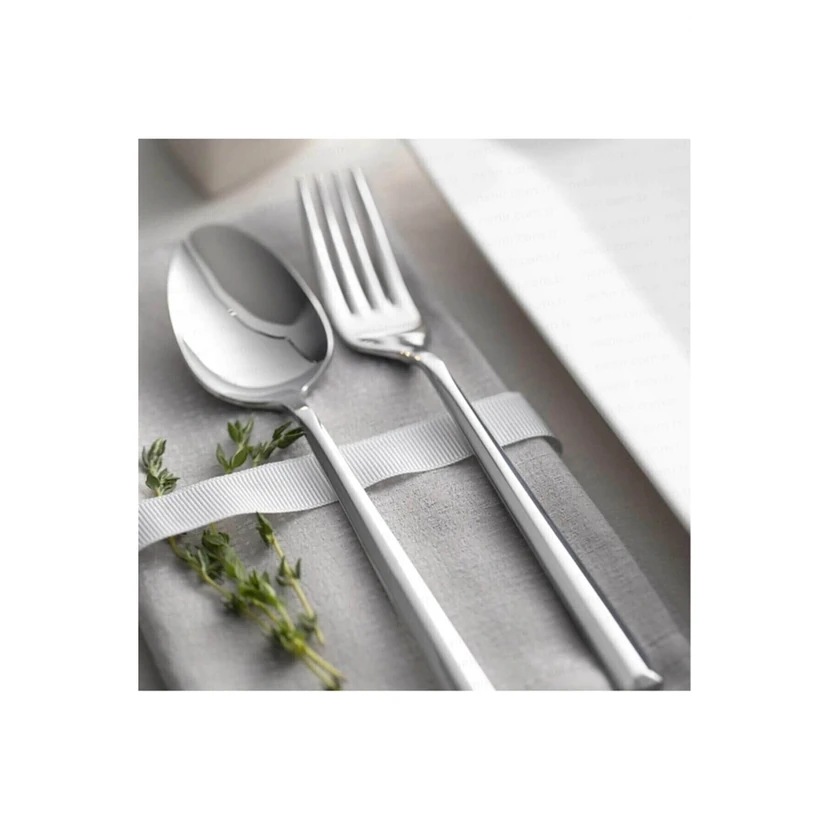 ست قاشق و چنگال میلانو 60 پارچه استیل ضدزنگ 12 نفره طوسی