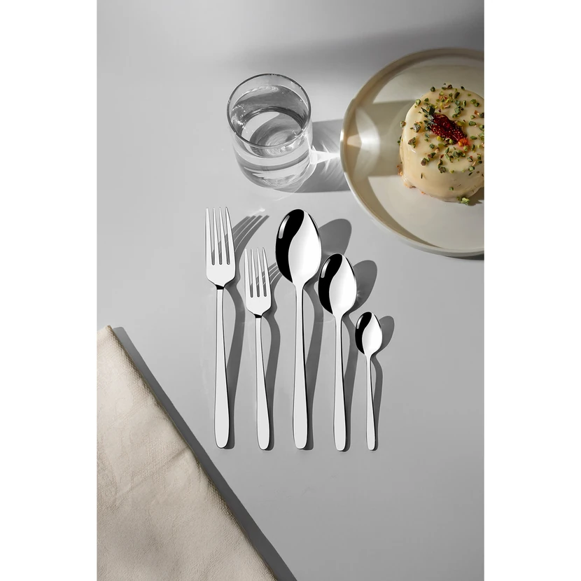 ست قاشق‌وچنگال 60 پارچه نهیر مدل سلطان ساده 12 نفره