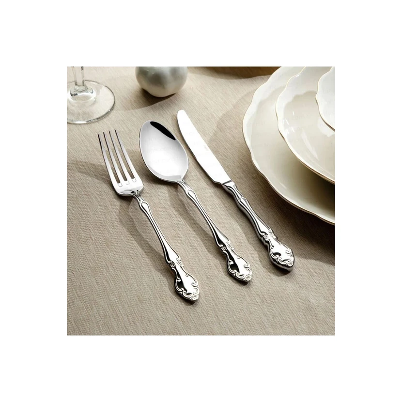 سرویس 72 پارچه قاشق، چنگال و کارد نهیر آدریانا 12 نفره