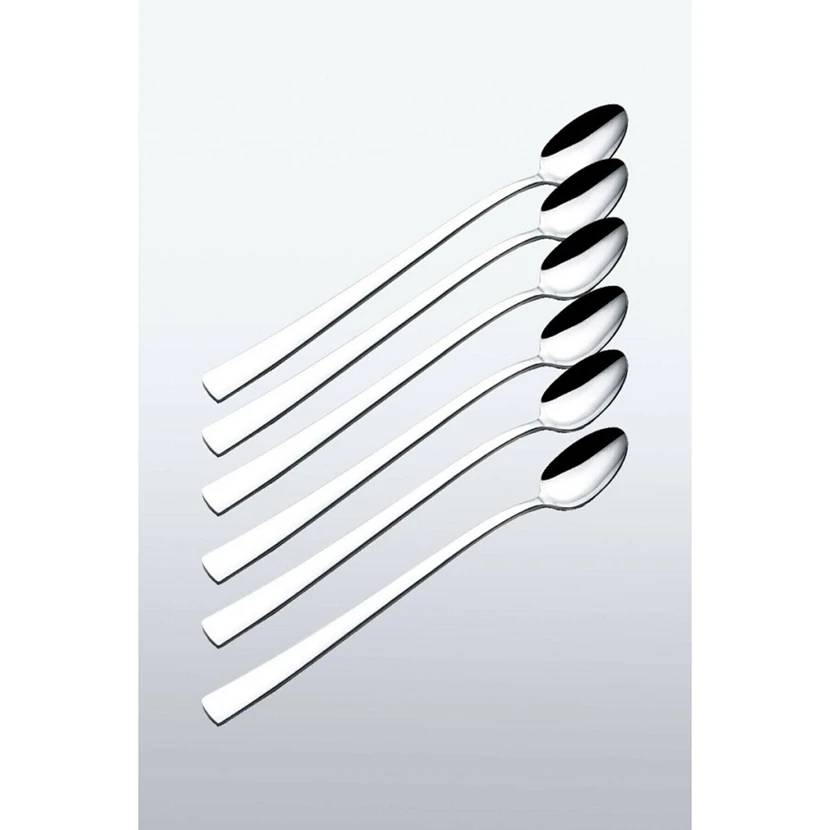 قاشق بلند موکا لاته نِهِیر 20 سانتی‌متر 6 عددی