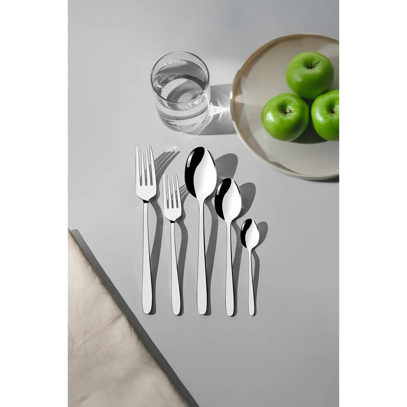 سرویس قاشق و چنگال نهیر سلطان ساده 30 پارچه 6 نفره