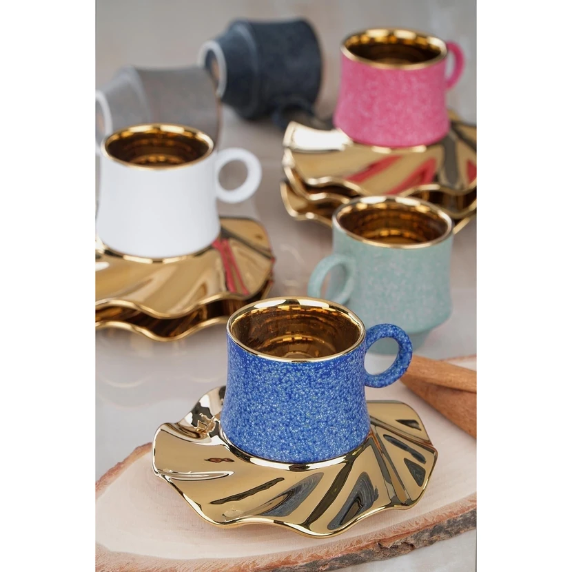 سرویس ۶ پارچه فنجان قهوه چینی مونته روزا آکار