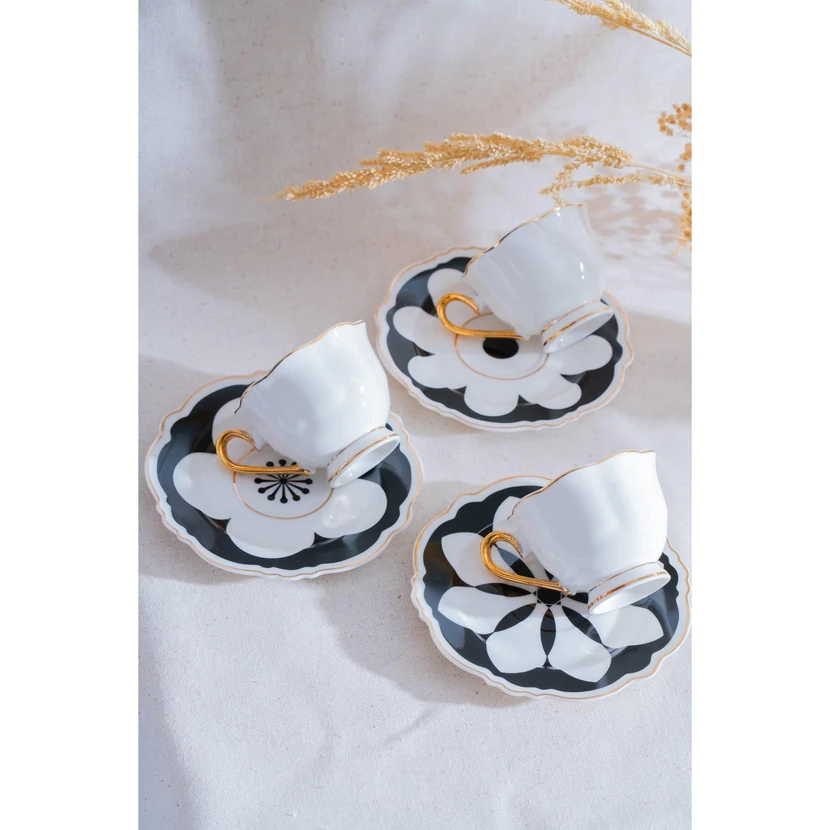 ست فنجان قهوه سلوینا آکار ۶ نفره ۹۰ میلی‌لیتر