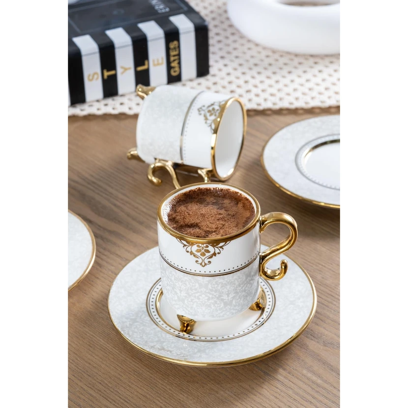 ست فنجان قهوه آلمیرا آکار ۶ نفره ۹۰ میلی‌لیتر