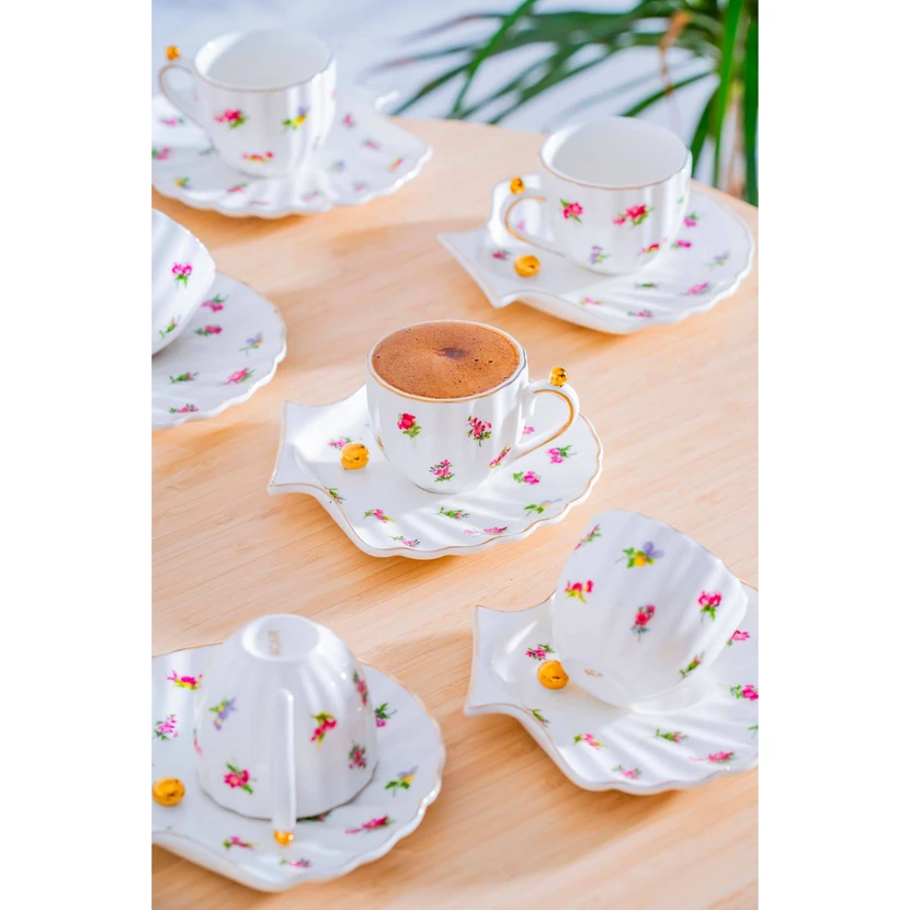 ست فنجان قهوه ۶ نفره لادورِه ۷۵ میلی‌لیتری