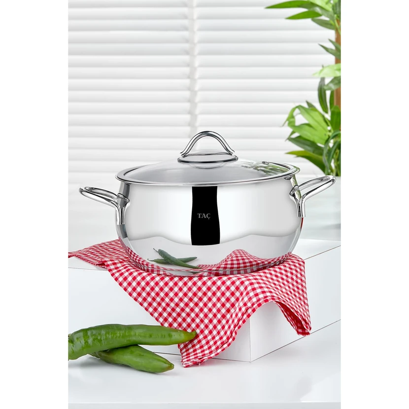 قابلمه استیل عمیق تاچ 24 سانتی‌متر