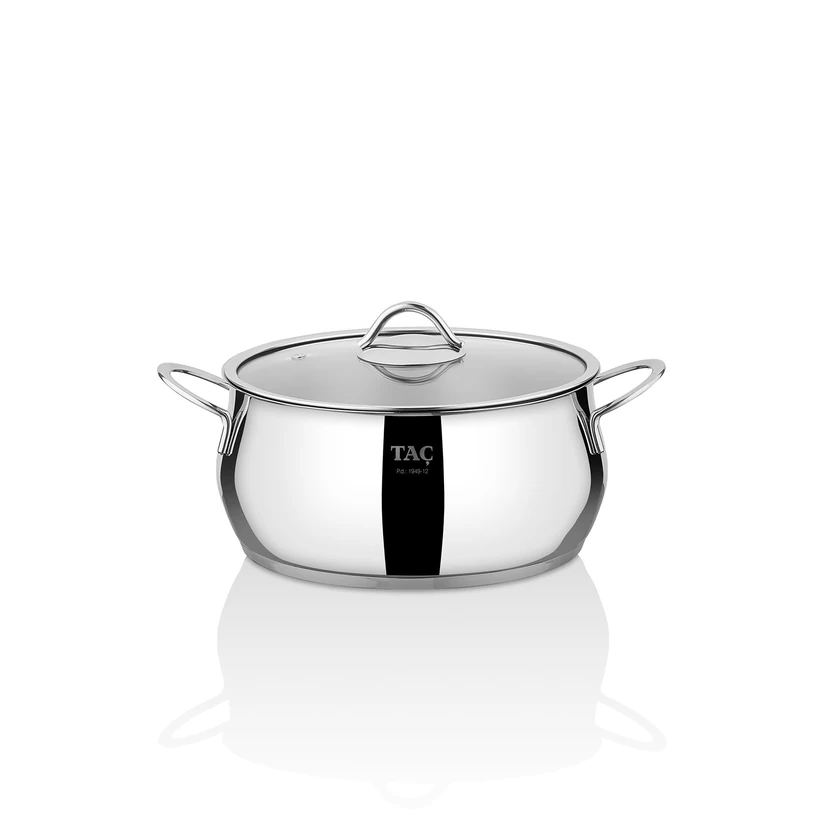 قابلمه عمق‌دار استیل بنگو تی‌ای‌سی 22 سانتی‌متر