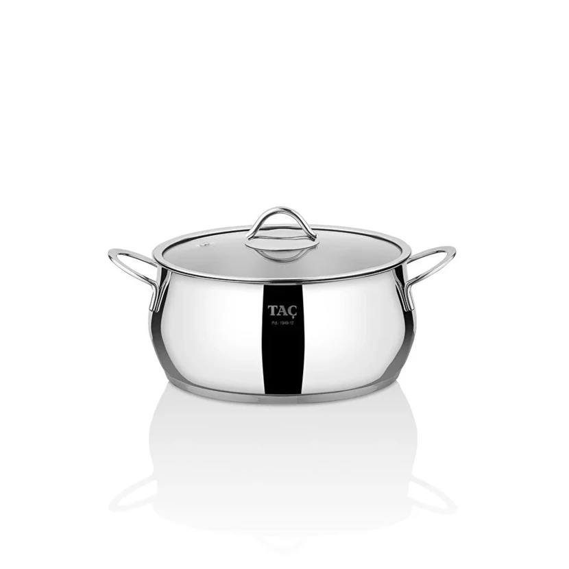 قابلمه استیل عمیق تاچ بنگو 28 سانتی‌متر مناسب اجاق القایی