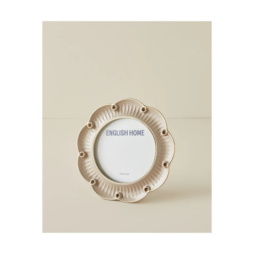 قاب عکس انگلیش هوم لینا MDF 13×13 بژ