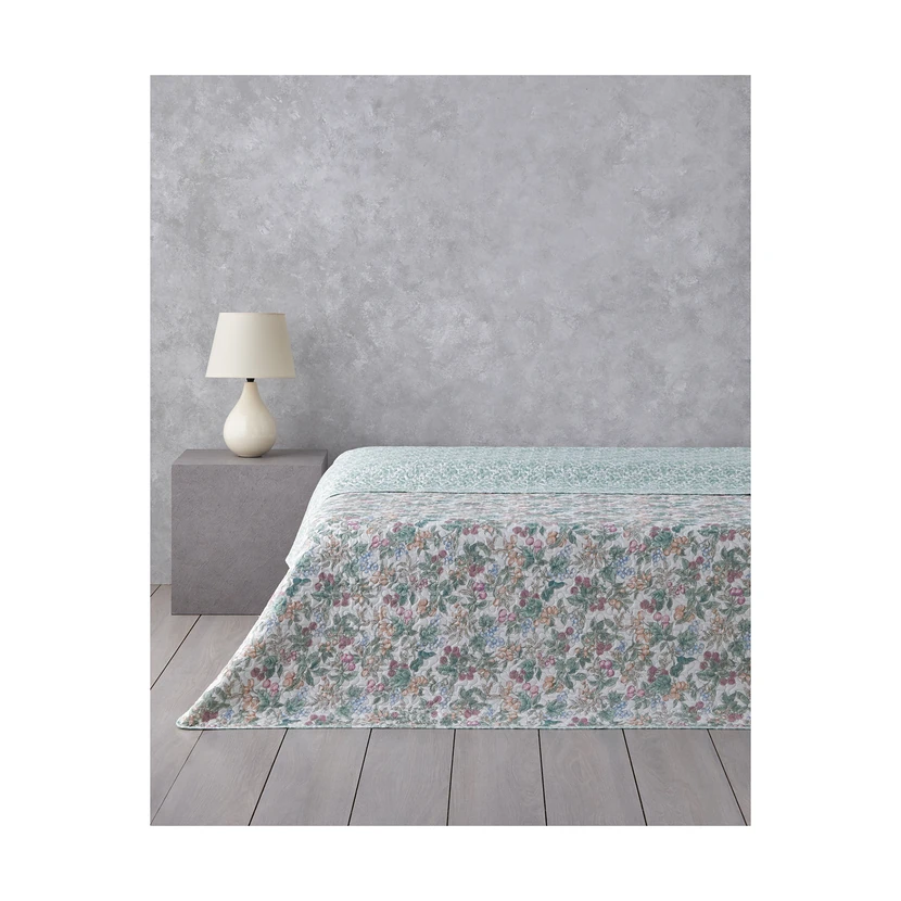 روکش چندکاره دو نفره فروت فیستا 200x220 سبز انگلیش هوم