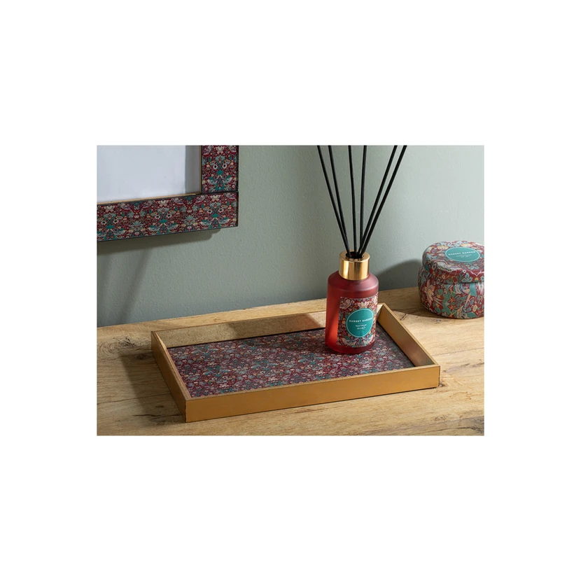 سینی دکوراتیو سانست گاردن 16×26 سانتی‌متر بوردو انگلیش هوم