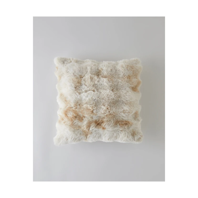 روکش کوسن پلش انگلیش هوم ترا 45×45 سانتی‌متر بژ