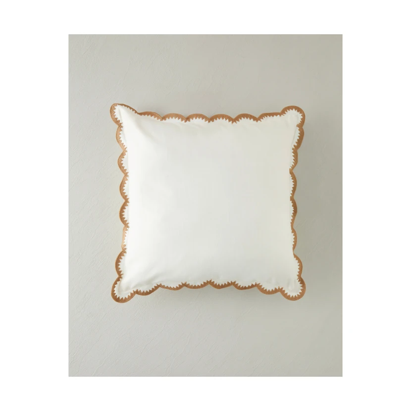 روکش کوسن بریسا انگلیش هوم 45×45 سانتی‌متر بژ