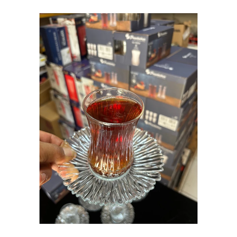 ست چای 12 پارچه الیزیا پاشاباغچه با بشقاب چای