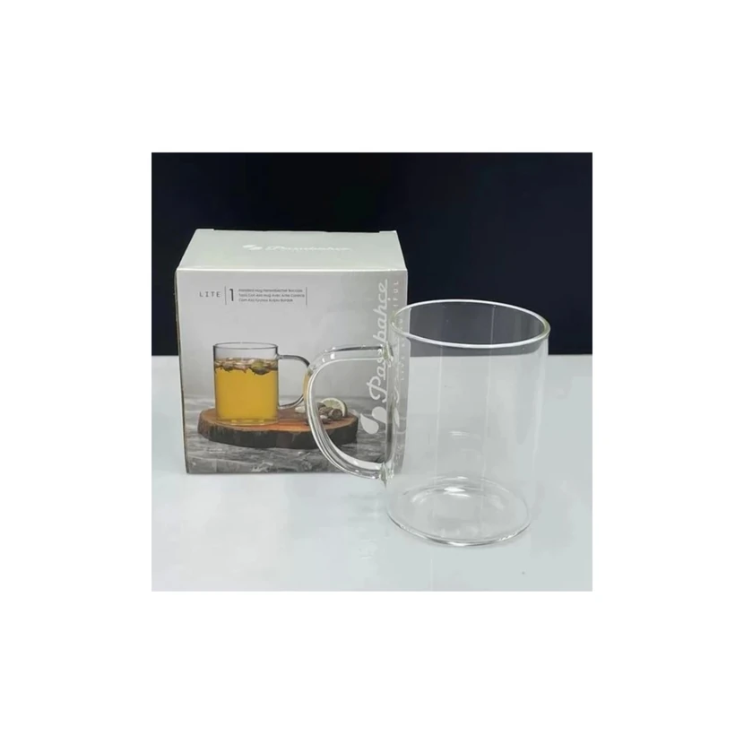 پاشاباغچه لیته فنجان چای بوروسیلیکات 270 سی‌سی دو عددی