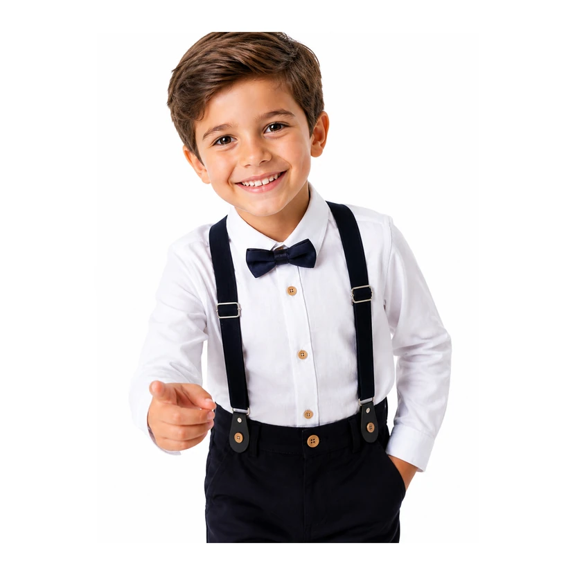 ست سرهمی و پیراهن پاپیونی بچه‌گانه چلیکس کیدز