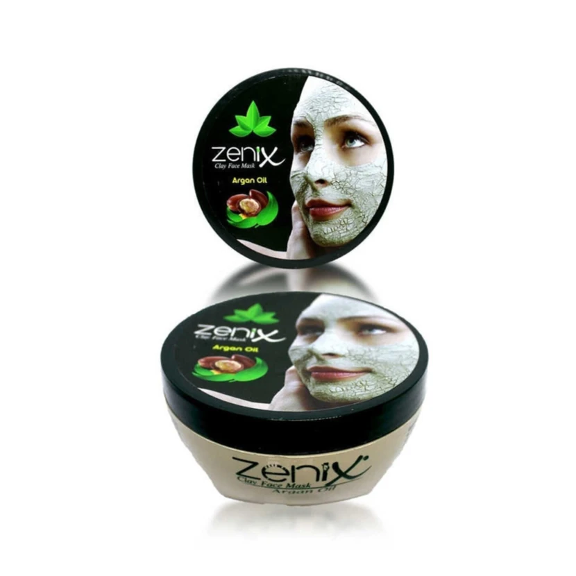 ماسک صورت خاک رس زنیکس با روغن آرگان ۳۵۰ گرم