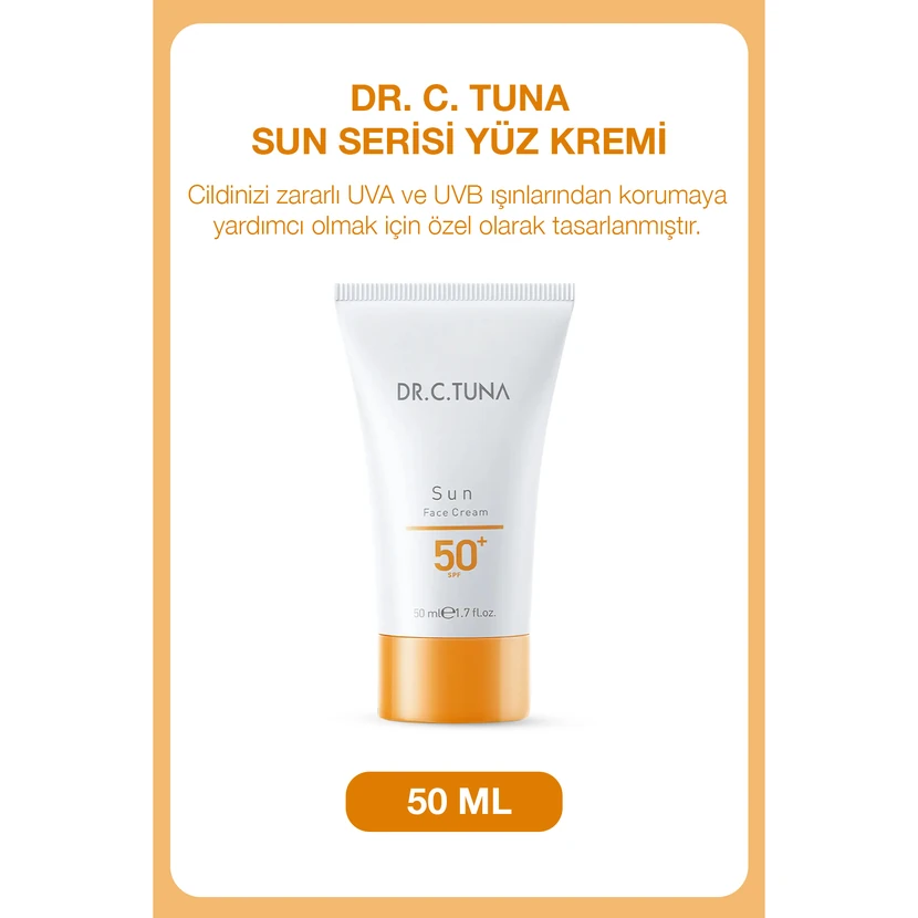 کرم ضدآفتاب صورت فارماسی دکتر سی تونا SPF۵۰ حجم ۵۰ میلی‌لیتر