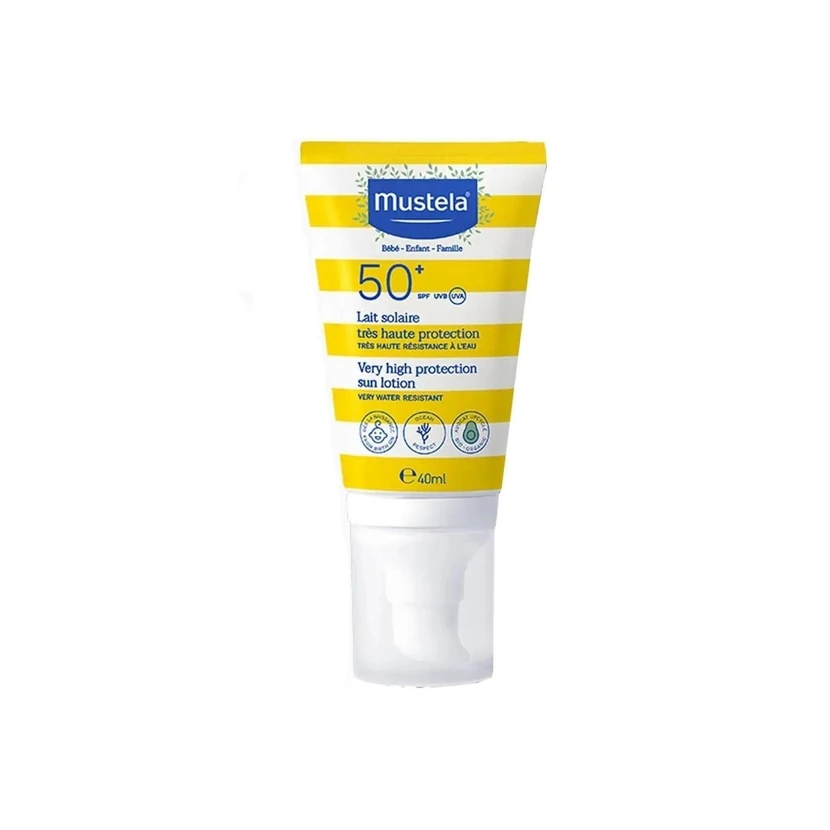 کرم ضدآفتاب موستلا SPF50 مناسب تمام خانواده 40 میلی‌لیتر