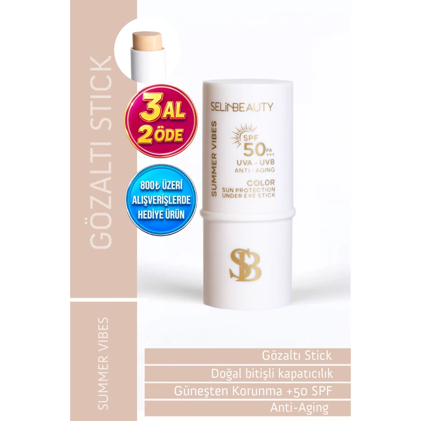 استیک ضدآفتاب زیر چشم SPF50 سلین بیوتی 6 گرم