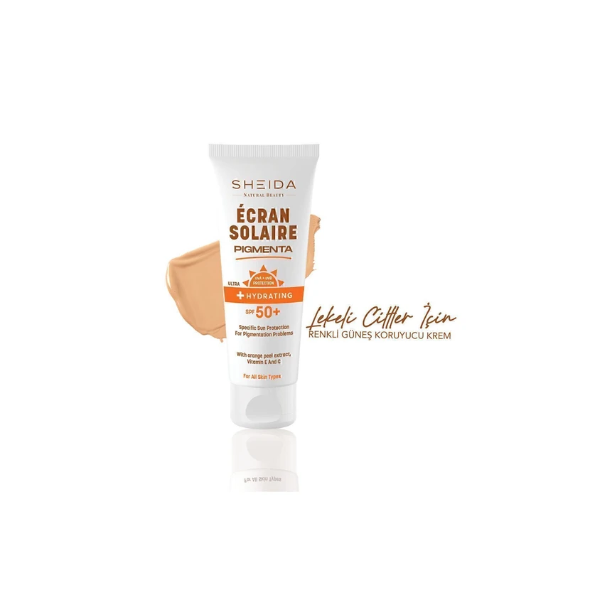 کرم ضدآفتاب رنگی شیدا پیگمنتا SPF 50 ۷۵ میلی‌لیتر