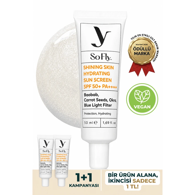 ضدآفتاب مرطوب‌کننده سو فلای SPF50 ۵۰ میلی‌لیتر